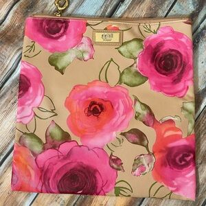 Gigi Hill Enchanted Nylon Green & Pink Large Scarlett Bag